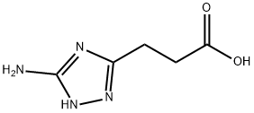 3-(5-amino-4H-1,2,4-triazol-3-yl)propanoic acid(SALTDATA: FREE) Struktur