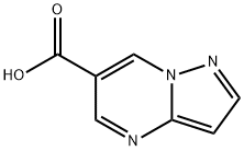 PYRAZOLO[1,5-A]PYRIMIDINE-6-CARBOXYLIC ACID, 933754-38-2, 结构式