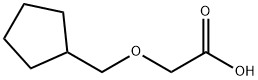 2-(环戊基甲氧基)乙酸, 933758-38-4, 结构式