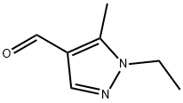 1-乙基-5-甲基-吡唑-4-甲醛, 933778-29-1, 结构式