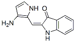 3H-Indol-3-one,  2-[(3-amino-1H-pyrrol-2-yl)methylene]-1,2-dihydro- Structure