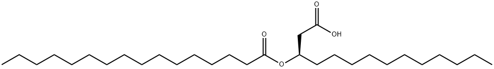 Hexadecanoic acid, (1R)-1-(carboxymethyl)dodecyl ester Structure