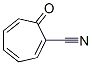 2-シアノ-2,4,6-シクロヘプタトリエン-1-オン 化学構造式