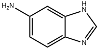 6-アミノ-1H-ベンゾイミダゾール 化学構造式