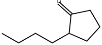 2-ブチルシクロペンタノン 化学構造式