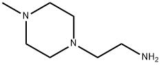 4-メチル-1-ピペラジンエタンアミン 化学構造式