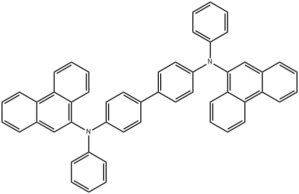 N,N'-bis(phenanthren-9-yl)-N,N'-bis(phenyl)-benzidine Struktur
