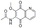 5,8-Quinolinedione, 6-acetamido-7-methoxy- 结构式
