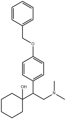 1-[2-Amino-1-(4-benzyloxyphenyl)-ethyl]-cyclohexanol Structure