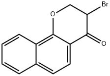 3-BROMO-2,3-DIHYDRO-BENZO[H]CHROMEN-4-ONE Structure