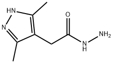 2-(3,5-dimethyl-1H-pyrazol-4-yl)acetohydrazide(SALTDATA: FREE) Structure