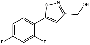 5-(2,4-DIFLUOROPHENYL)-3-ISOXAZOLEMETHANOL Structure