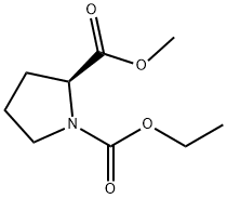 (2S)-1,2-PYRROLIDINEDICARBOXYLIC ACID-1-ETHYL-2-METHYL ESTER Struktur
