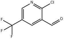 3-PYRIDINECARBOXALDEHYDE, 2-CHLORO-5-(TRIFLUOROMETHYL)- Structure