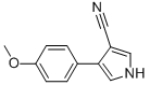 4-(4-METHOXYPHENYL)-1H-PYRROLE-3-CARBONITRILE Struktur