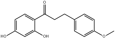 2',4'-DIHYDROXY-3-(P-METHOXYPHENYL)-PROPIOPHENONE Structure