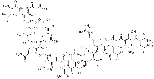 GLY-GLU-GLA-GLA-LEU-GLN-GLA-ASN-GLN-GLA-LEU-ILE-ARG-GLA-LYS-SER-ASN-NH2,93438-65-4,结构式