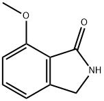 7-メトキシ-2,3-ジヒドロ-1H-イソインドール-1-オン 化学構造式