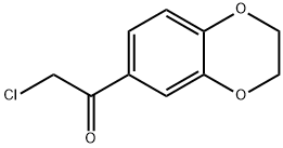 6-氯乙酰基-1，4-苯并二恶烷 结构式