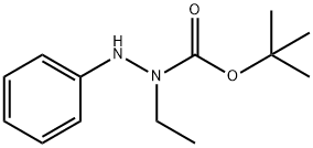 TERT-BUTYL 1-ETHYL-2-PHENYLHYDRAZINE-1-CARBOXYLATE Structure