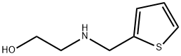 2-[(噻吩-2-基甲基)-氨基]-乙醇 结构式