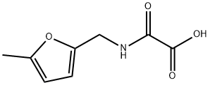 Acetic  acid,  2-[[(5-methyl-2-furanyl)methyl]amino]-2-oxo- Struktur