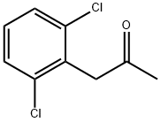 2,6-ジクロロフェニルアセトン 化学構造式