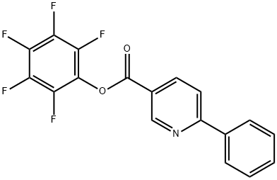 pentafluorophenyl 6-phenylnicotinate Structure