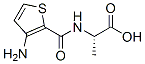 L-Alanine,  N-[(3-amino-2-thienyl)carbonyl]- Struktur