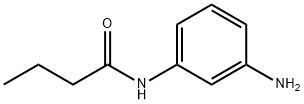N-(3-アミノフェニル)ブタンアミド 化学構造式