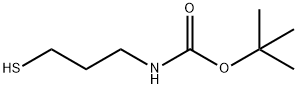Carbamic acid, (3-mercaptopropyl)-, 1,1-dimethylethyl ester (9CI) Structure