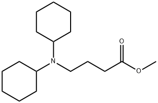 methyl 4-(dicyclohexylamino)butanoate Structure