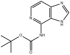 CarbaMic acid, N-3H-iMidazo[4,5-c]pyridin-4-yl-, 1,1-diMethylethyl ester Structure
