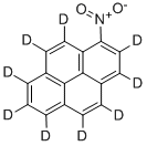 1-ニトロピレン-D9 化学構造式