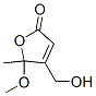 2(5H)-Furanone, 4-(hydroxymethyl)-5-methoxy-5-methyl- (9CI) Struktur