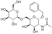 BENZYL 2-ACETAMIDO-2-DEOXY-6-O-(BETA-D-GALACTOPYRANOSYL)-ALPHA-D-GALACTOPYRANOSIDE Structure