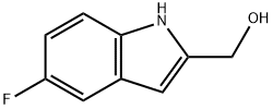(5-Fluoroindol-2-yl)methanol 结构式
