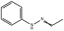 アセトアルデヒドフェニルヒドラゾン 化学構造式