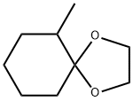 1,4-Dioxaspiro[4.5]decane,  6-methyl- 结构式