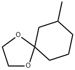 1,4-Dioxaspiro[4.5]decane,  7-methyl- 化学構造式