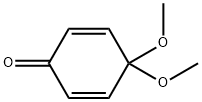 4,4-二甲氧基-2,5-环己二烯-1-酮,935-50-2,结构式