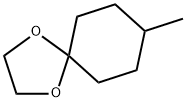 8-メチル-1,4-ジオキサスピロ[4.5]デカン 化学構造式