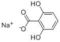 2,6-ジヒドロキシ安息香酸ナトリウム 化学構造式