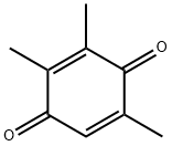 2,3,5-トリメチル-p-ベンゾキノン 化学構造式