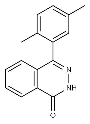4-(2,5-DIMETHYL-PHENYL)-2H-PHTHALAZIN-1-ONE 化学構造式