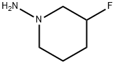 3-Fluoro-piperidin-1-ylamine 化学構造式