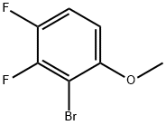 2-溴-3,4-二氟苯甲醚 结构式