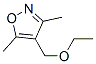 Isoxazole, 4-(ethoxymethyl)-3,5-dimethyl- (9CI) Structure