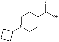 1-Cyclobutyl-piperidine-4-carboxylic acid,935534-09-1,结构式