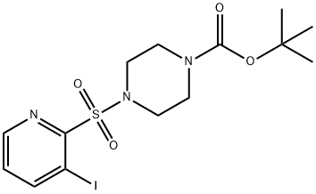 tert-butyl 4-[(3-iodopyridin-2-yl)sulfonyl]piperazine-1-carboxylate 结构式